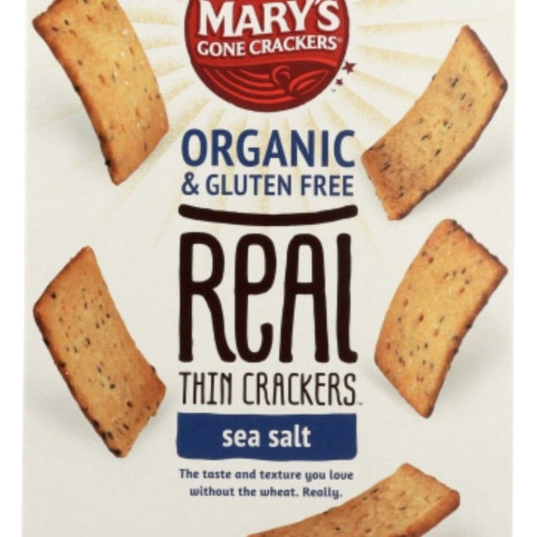 Mary's Gone Crackers Cracker – dünn, mit Meersalz, 5oz