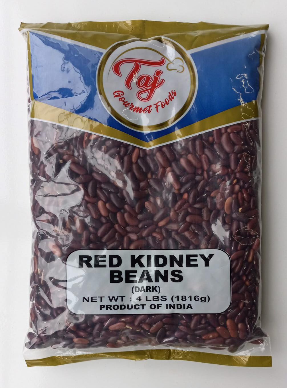 Taj rote Kidneybohnen – dunkel, 4lb, Beutel