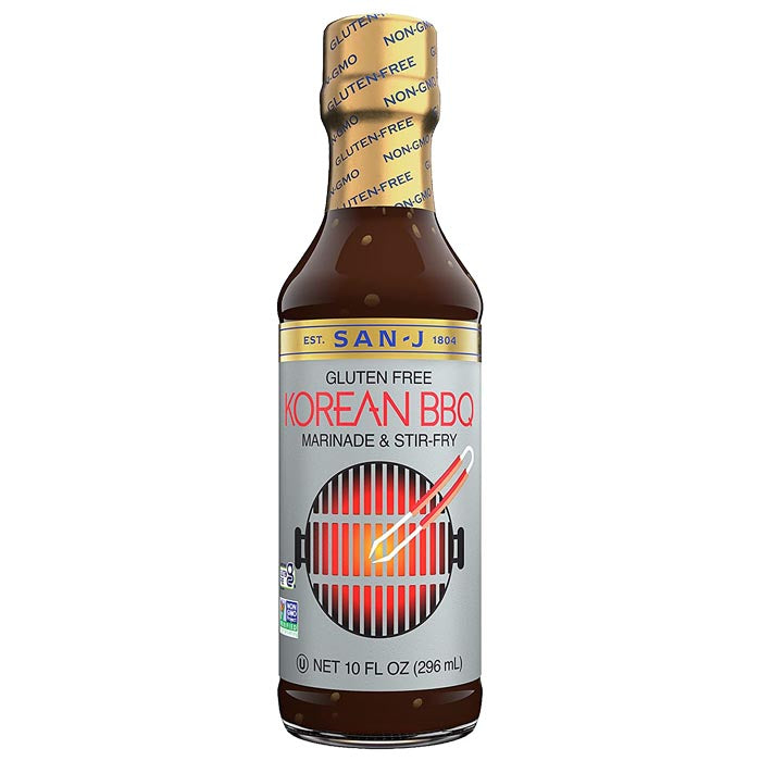 San-J Marinade – glutenfrei, koreanisch, BBQ, Sauce, 10fl oz
