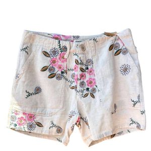 Shorts – Cargo-Stil, Naturfarben
