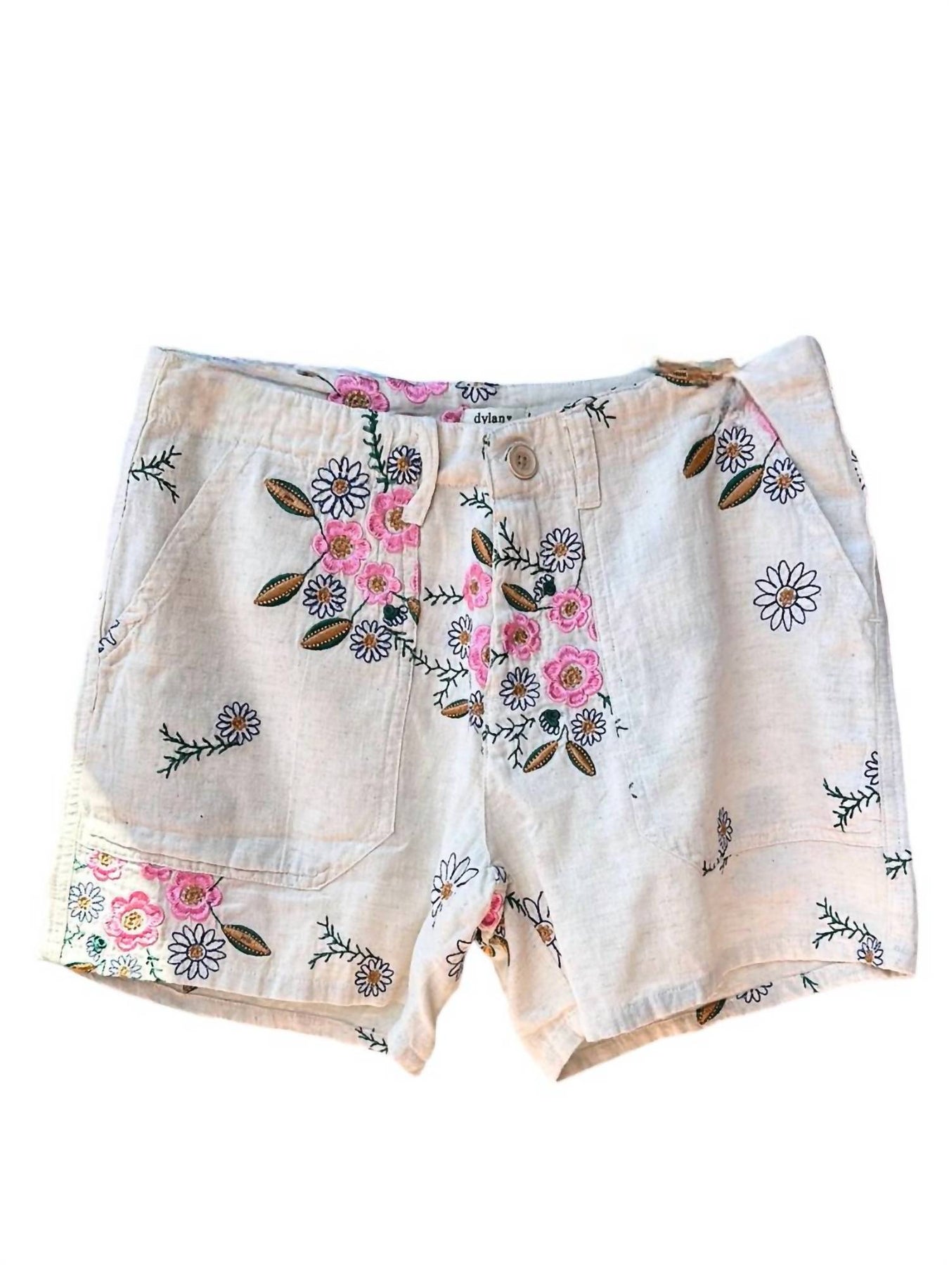 Shorts – Cargo-Stil, Naturfarben