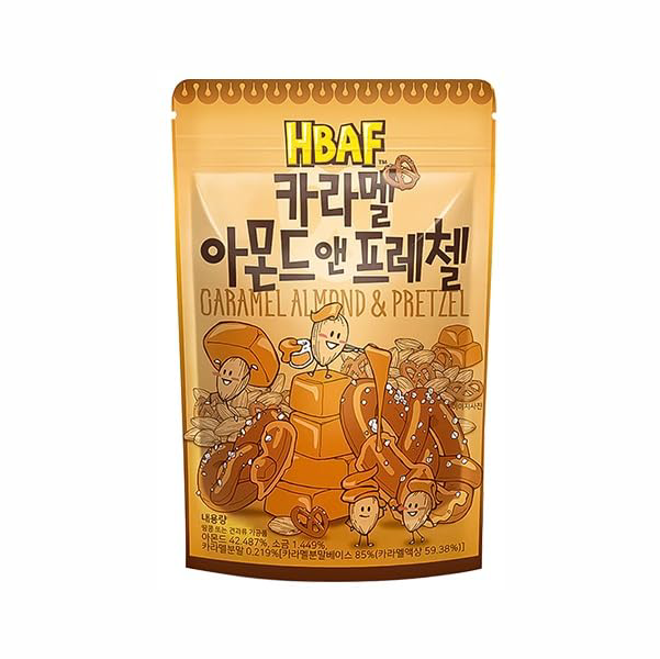 HBAF Salzbrezeln – koreanisch, Stil, Mandeln, Karamell