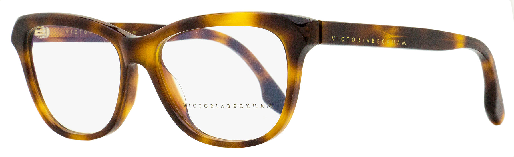 Victoria Beckham Brille – Damen, rechteckig, Schildpatt-Optik – VB2607 / 215 / 55mm