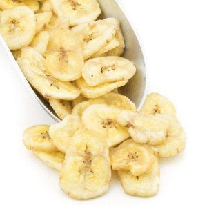 Ungesüßte Bananenchips