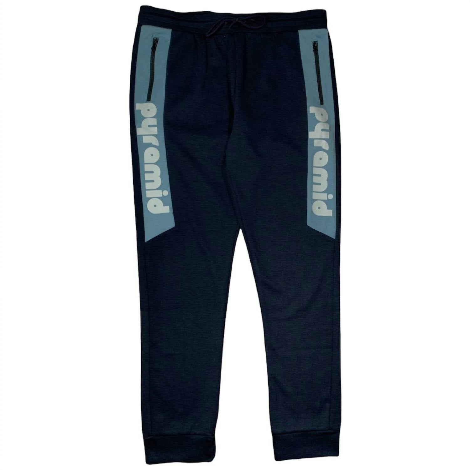 Schmal zulaufende Herren-Jogginghose – Marineblau – 7733638037564