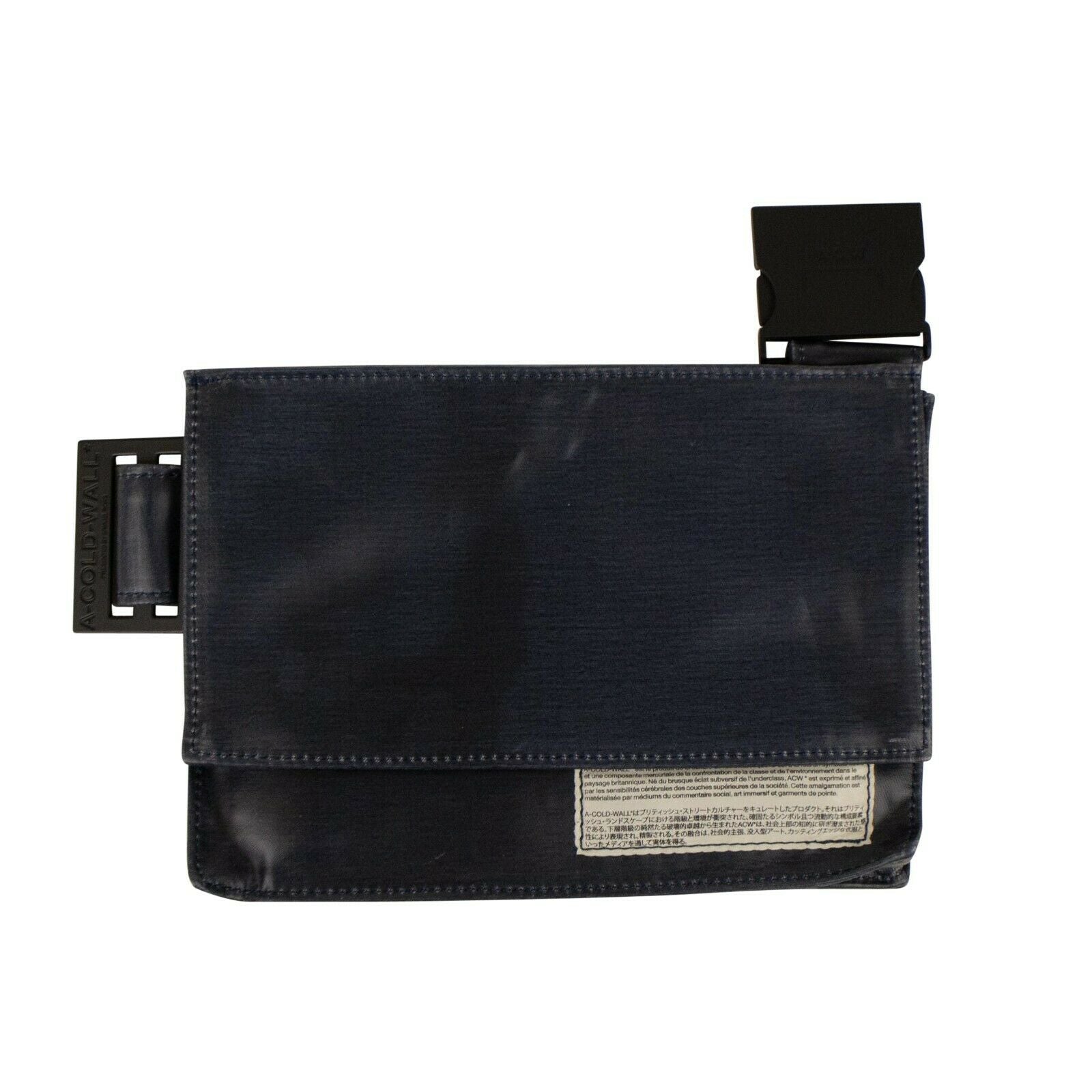 A-COLD-WALL* Umhängetasche – Herren, Leder, Utility-Stil, Blau