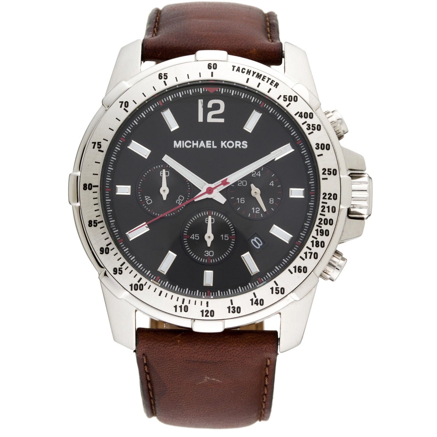Michael Kors Armbanduhr – Herren, klassisch, Schwarz, Zifferblatt