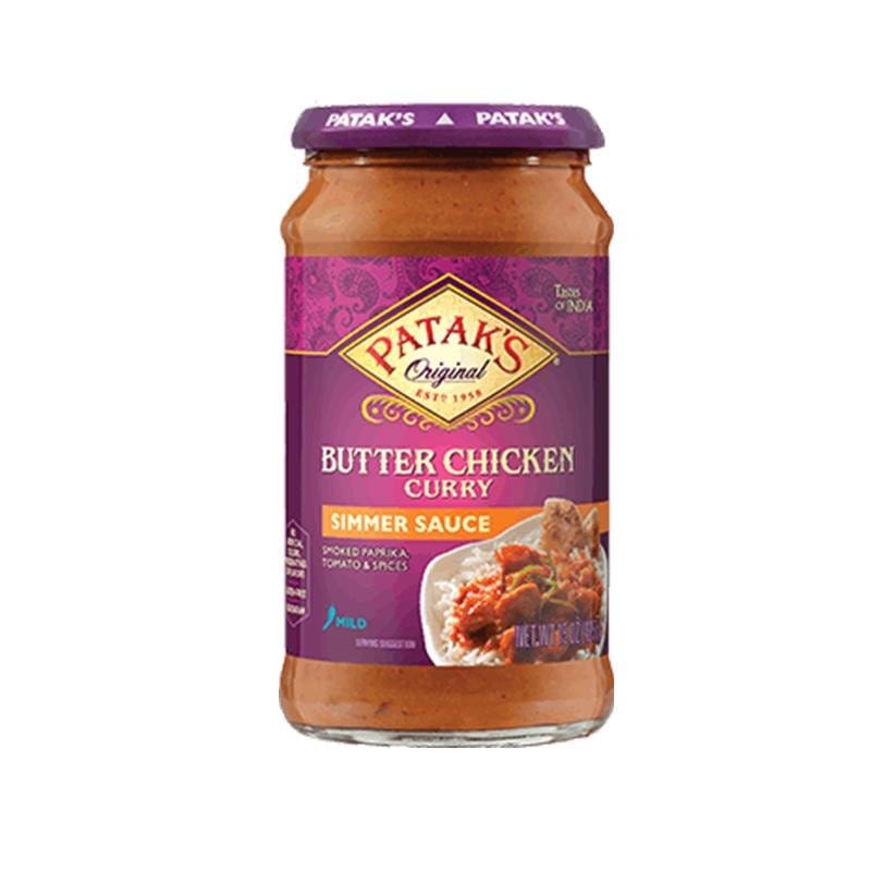 Patak's Kochsauce – Butter, Hähnchen, Curry
