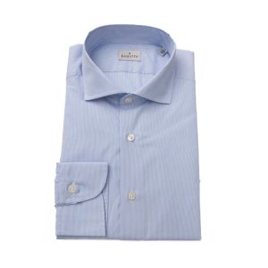 Bagutta Hemd – Blau, Baumwolle, Herren – 7277103120444