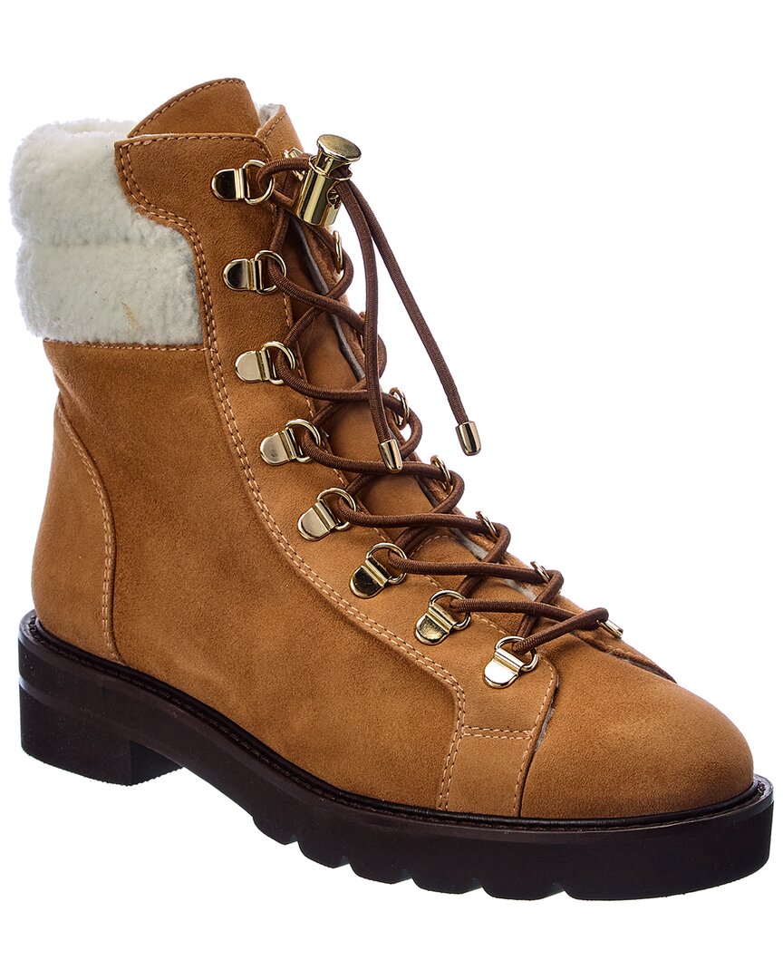 Stuart Weitzman Stiefeletten – Veloursleder, Lammfell
