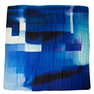 Schal mit Logo – Blau