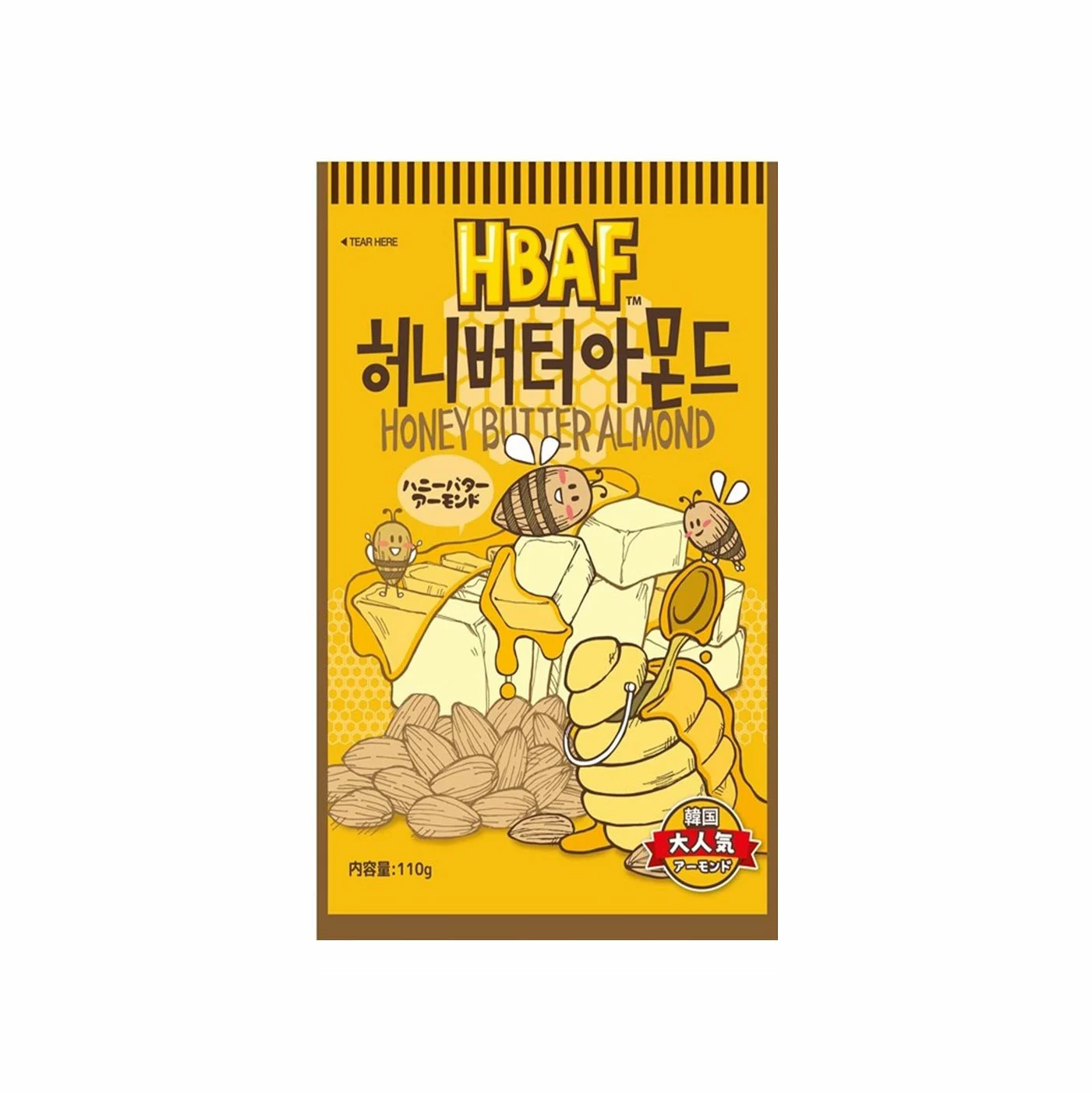 HBAF Mandeln – koreanisch, Stil, Honig, Butter