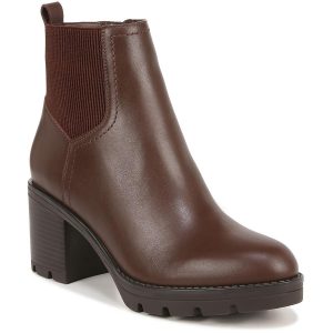 Verney Stiefeletten – Leder, Blockabsatz