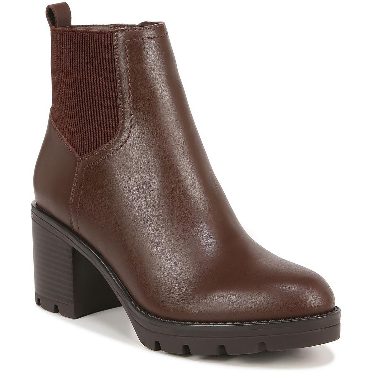 Verney Stiefeletten – Leder, Blockabsatz
