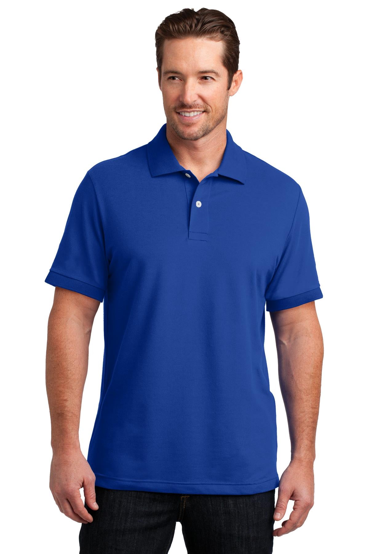 District Made Poloshirt – Herren, Stretch-Piqué – DM325