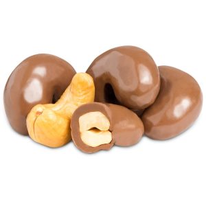 Cashewkerne mit Milchschokolade