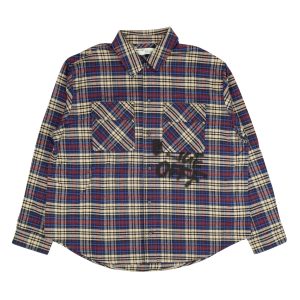 Hemd – Blau, Flanell, kariert