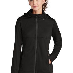 Sport-Tek Damen-Softshelljacke mit Kapuze – LST980