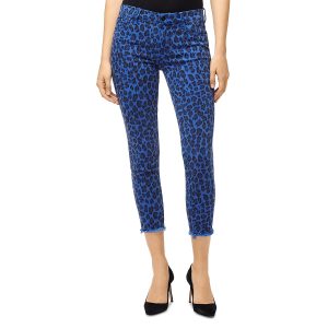 Jeans – Animal-Print, verkürzt, eng anliegend – 835