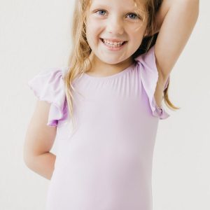 Trikot – Lavendel, Flatterärmel, Kurzarm – S/S