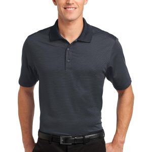 Port Authority Poloshirt – Herren, feine Streifen, Performance – K558