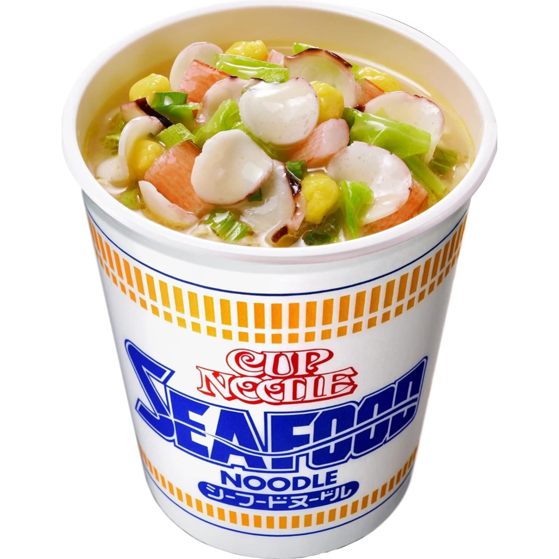 Nissin Cup Noodle Nudeln – Meeresfrüchte, Instant, Ramen, 20 Packungen, hergestellt in Japan