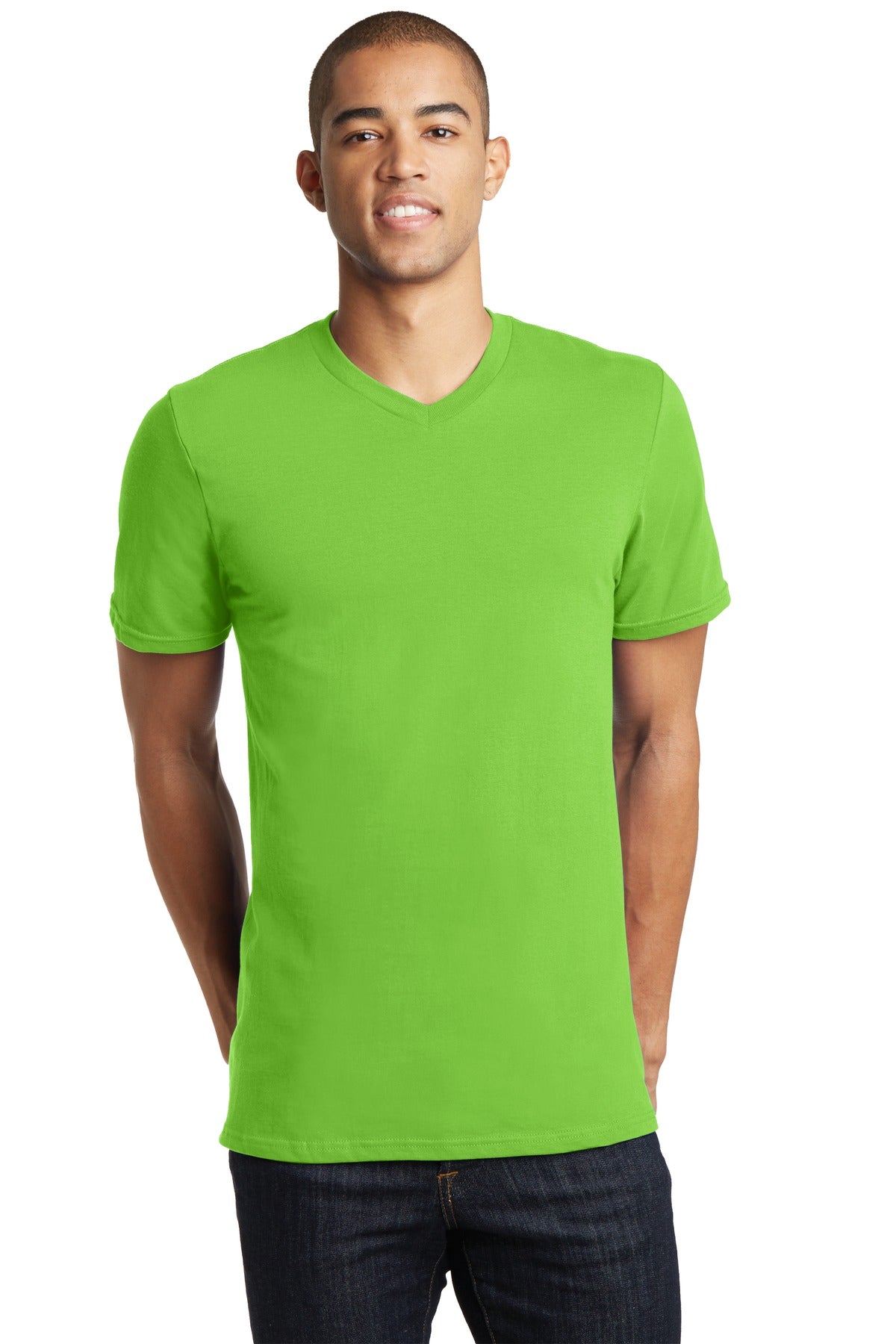 District The Concert T-Shirt – junge Herren, V-Ausschnitt – DT5500