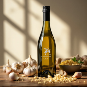 Premium natives Olivenöl extra – Knoblauch