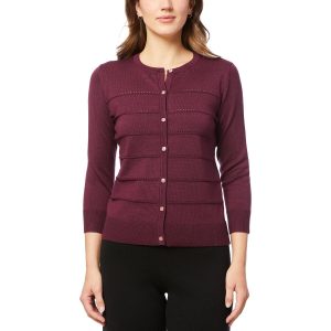 Strickjacke – Streifenmuster, Strick