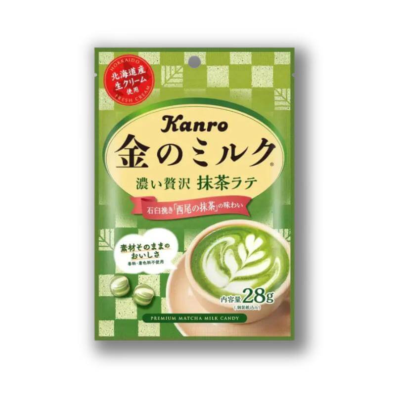 Kanro Milchbonbons – Premium, Matcha