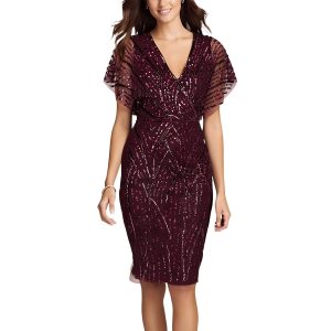 Midikleid – große Größen, mit Perlenbesatz