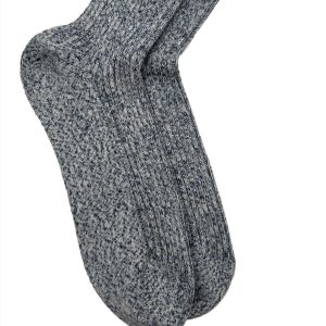 Brunello Cucinelli Herren-Baumwollsocken in Melange-Optik – Blau/Weiß/Grau