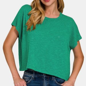 T-Shirt – Rundhalsausschnitt, Kurzarm