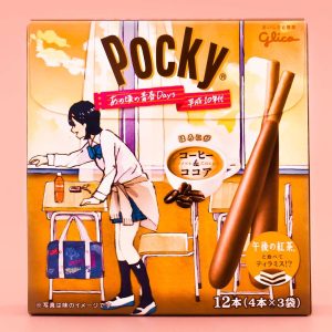 Pocky Keksstäbchen mit Kaffee und Kakao