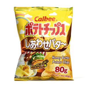Calbee Kartoffelchips mit Honig-Butter-Geschmack