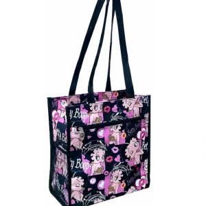 Tasche – Damen, Polyester, Shopping, Mehrfarbig