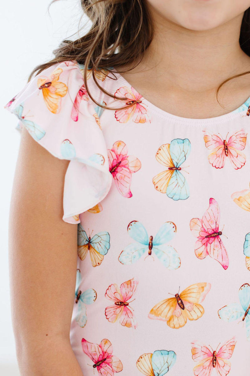 Butterfly Kisses Trikot – Flatterärmel, Kurzarm – S/S