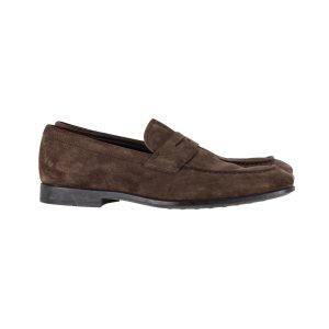 Tod’s Loafer aus Veloursleder – Braun