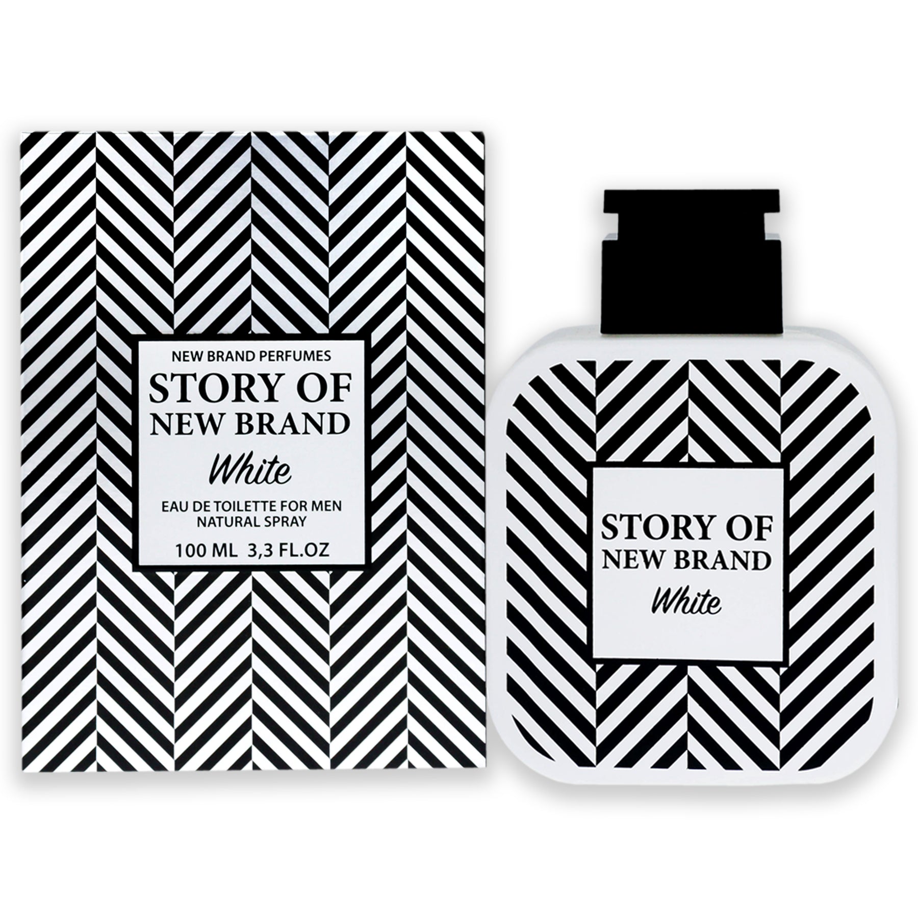 New Brand Story Of New Brand White – Eau de Toilette – Herren, 3.3 oz, Spray