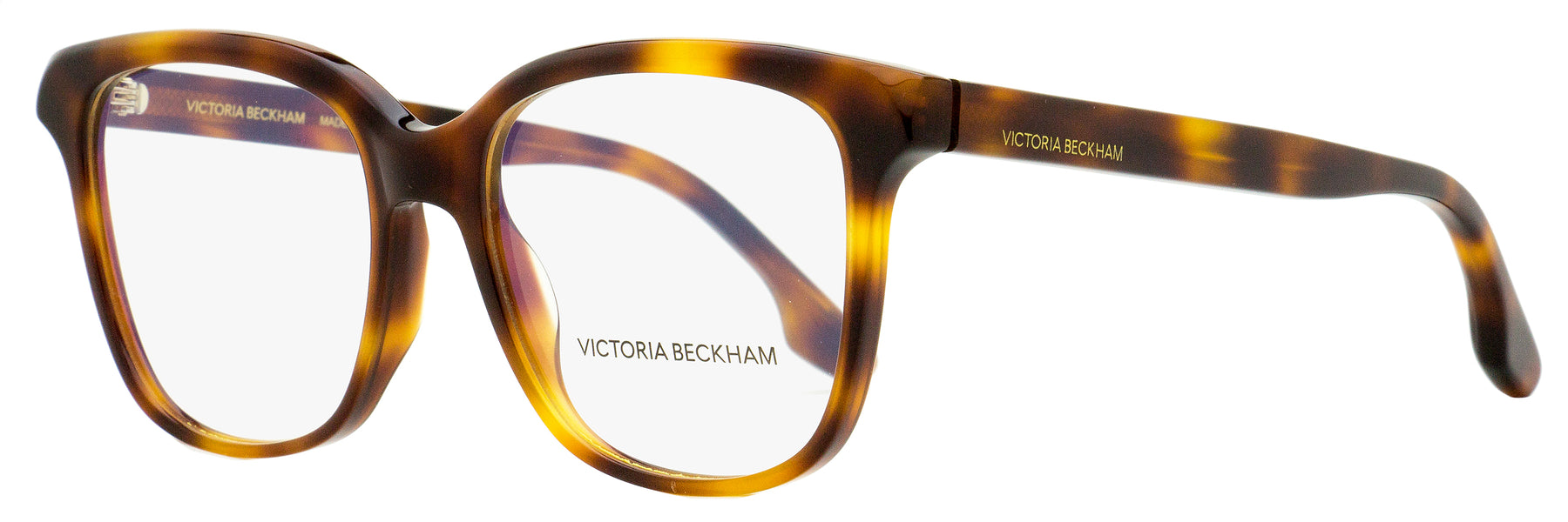 Victoria Beckham Brille – Damen, quadratisch, Schildpatt-Optik – VB2608 / 215 / 54mm