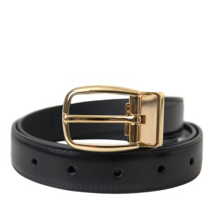 Dolce & Gabbana Damen-Kalbsledergürtel mit Metallschnalle – 7732497088572