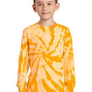 Port & Company Langarm-T-Shirt mit Batikmuster für Jugendliche – PC147YLS