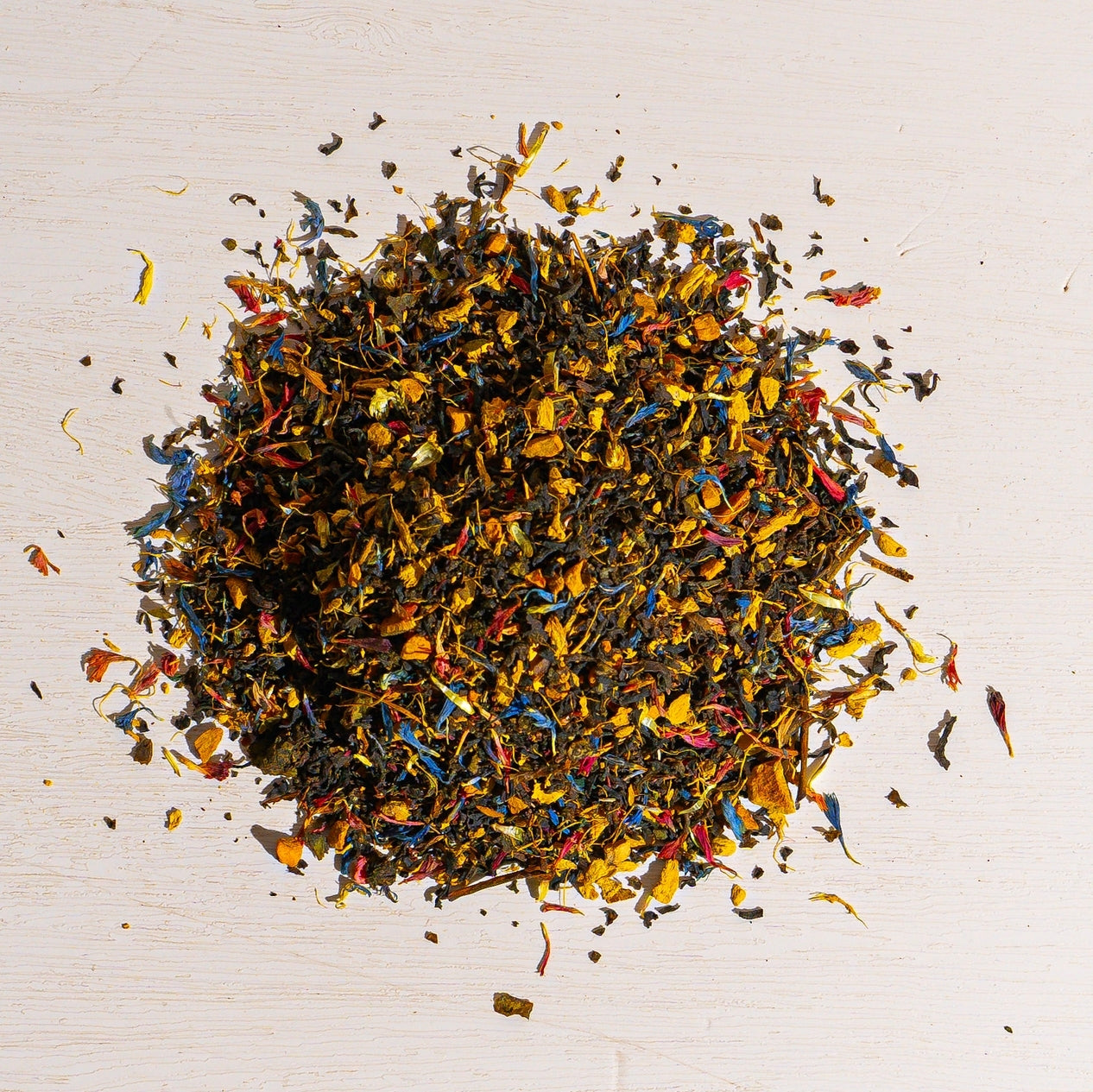 Aromatisierter Schwarztee mit Ingwer und Pfirsich