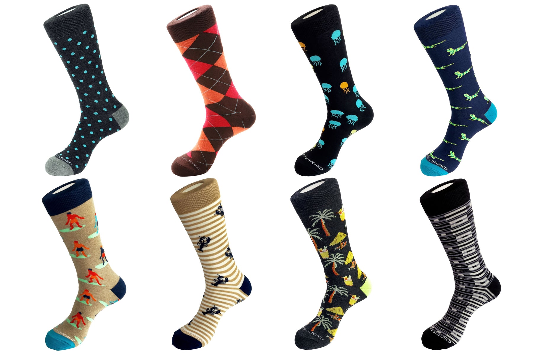 Crew-Socken – 8er-Pack – 7732525858876