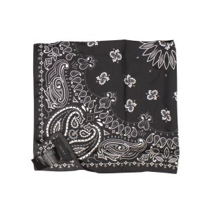Schal – Schwarz, Weiß, groß, Bandana-Stil