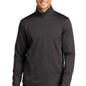Port Authority Diamond Heather Herren-Fleece-Pullover mit 1/4-Reißverschluss – F248