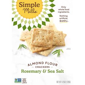 Simple Mills Mandelmehl-Cracker mit Rosmarin und Meersalz