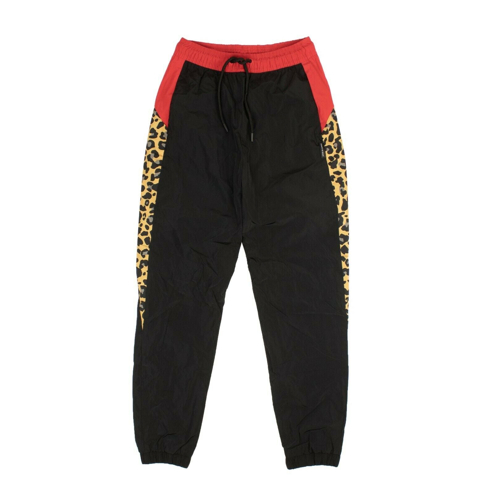 Marcelo Burlon Trainingshose – Leopardenmotiv, Schwarz, Rot