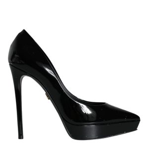Dolce & Gabbana Absatzschuhe – Leder, Plateau, Pumps, Damen, Schuhe, gebraucht