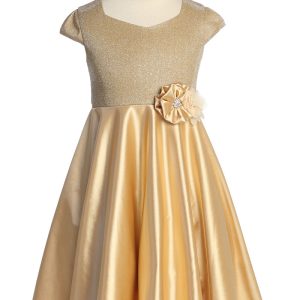 Partykleid – Mädchen, Glitzer – 2T-14